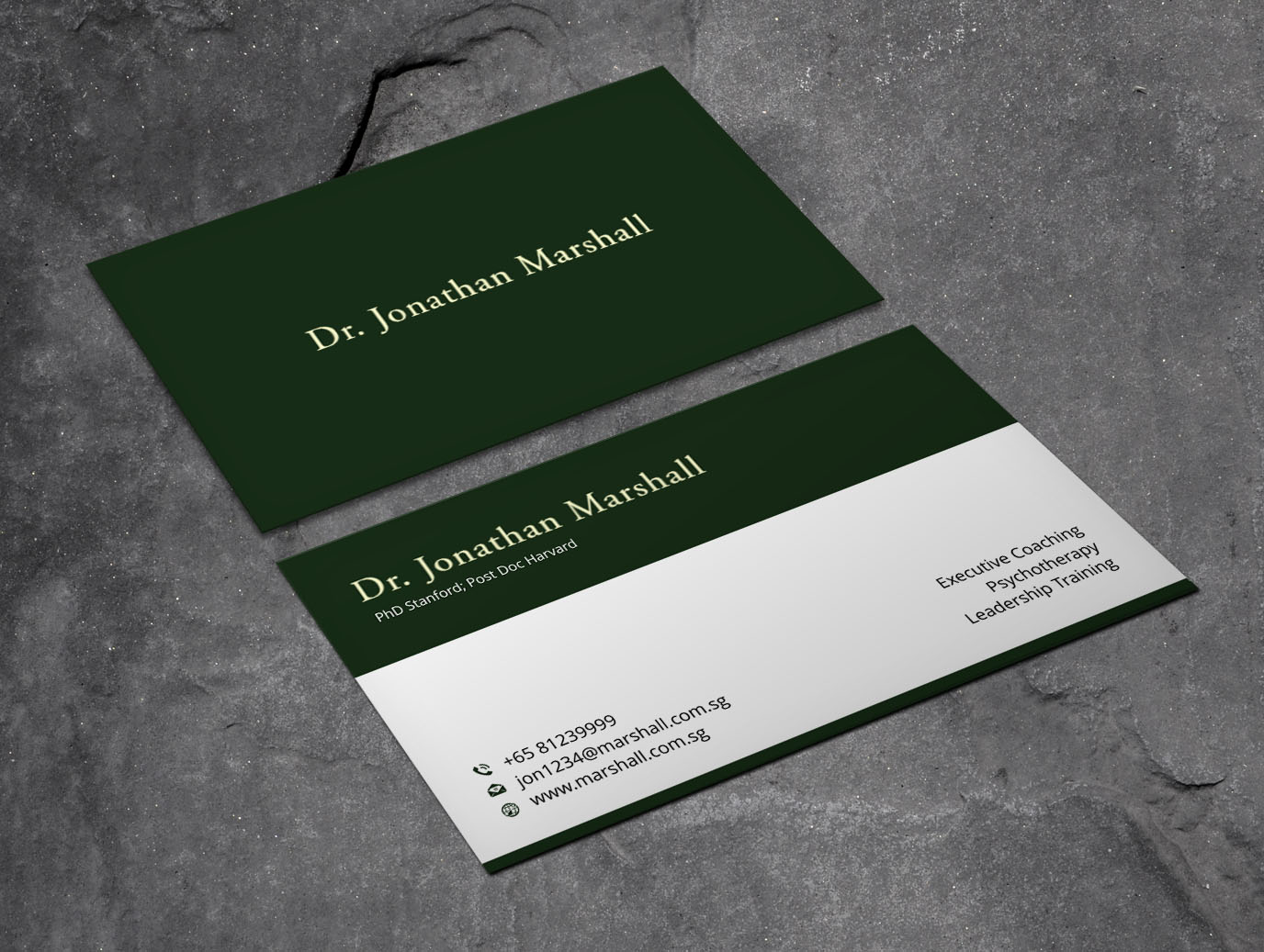 Business Card Design by Xpert for Marshall Consulting Pte. Ltd. | Design #17274212