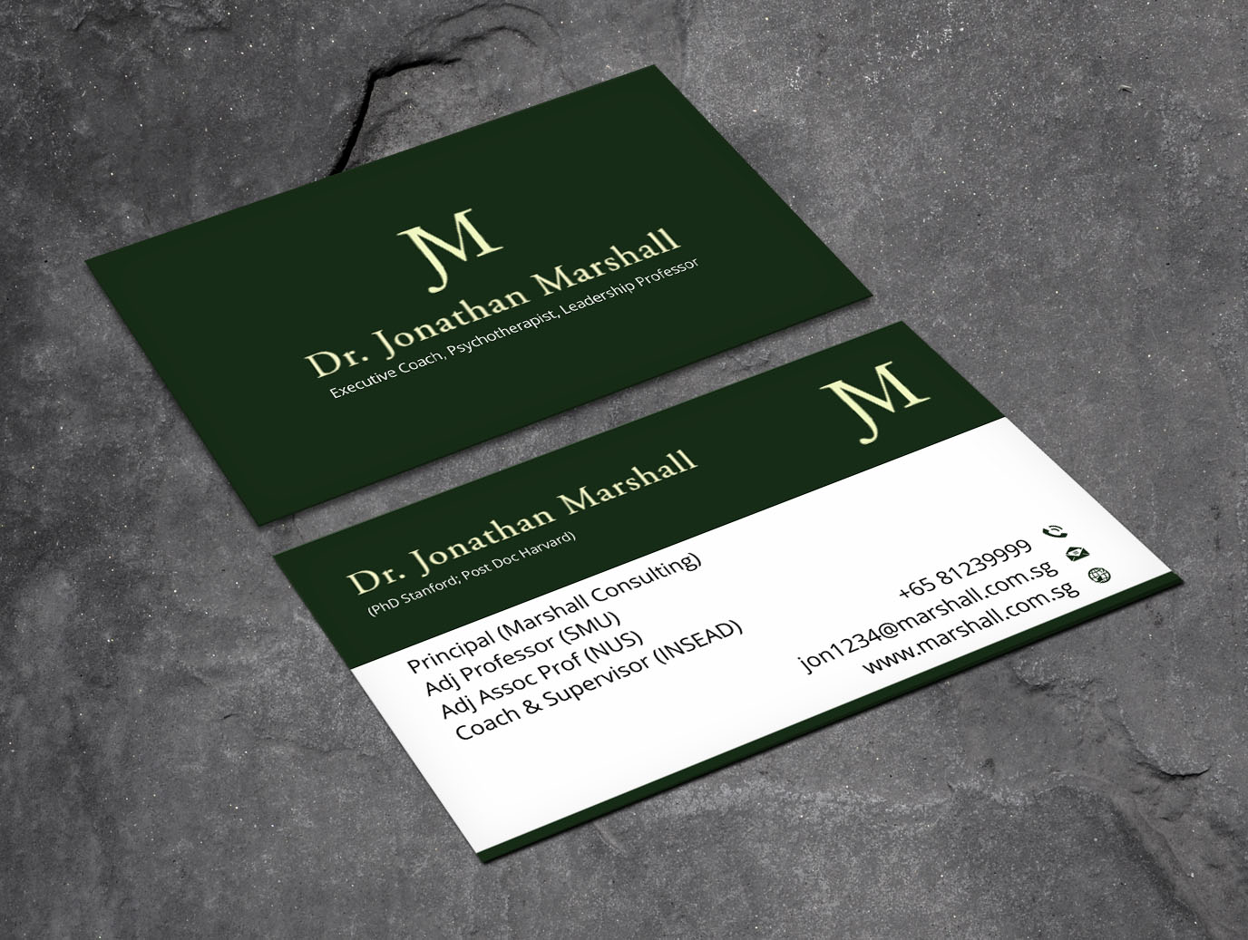 Business Card Design by Xpert for Marshall Consulting Pte. Ltd. | Design #17380590