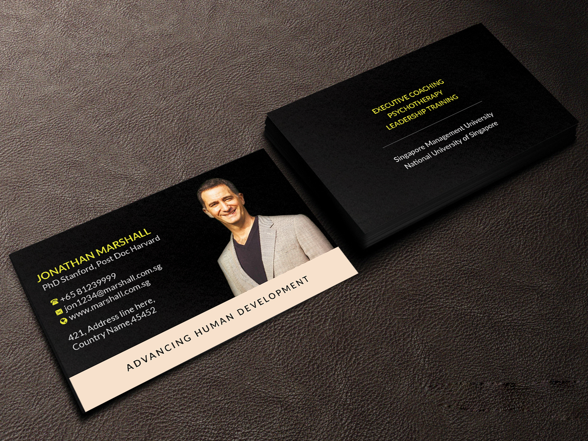 Business Card Design by Creations Box 2015 for Marshall Consulting Pte. Ltd. | Design #17282352