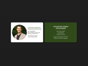 Business Card Design by Creations Box 2015 for Marshall Consulting Pte. Ltd. | Design: #17282353