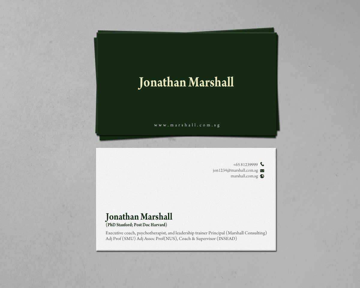 Business Card Design by chandrayaan.creative for Marshall Consulting Pte. Ltd. | Design #17315443