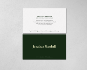 Business Card Design by chandrayaan.creative for Marshall Consulting Pte. Ltd. | Design: #17315445