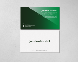 Business Card Design by chandrayaan.creative for Marshall Consulting Pte. Ltd. | Design: #17326167