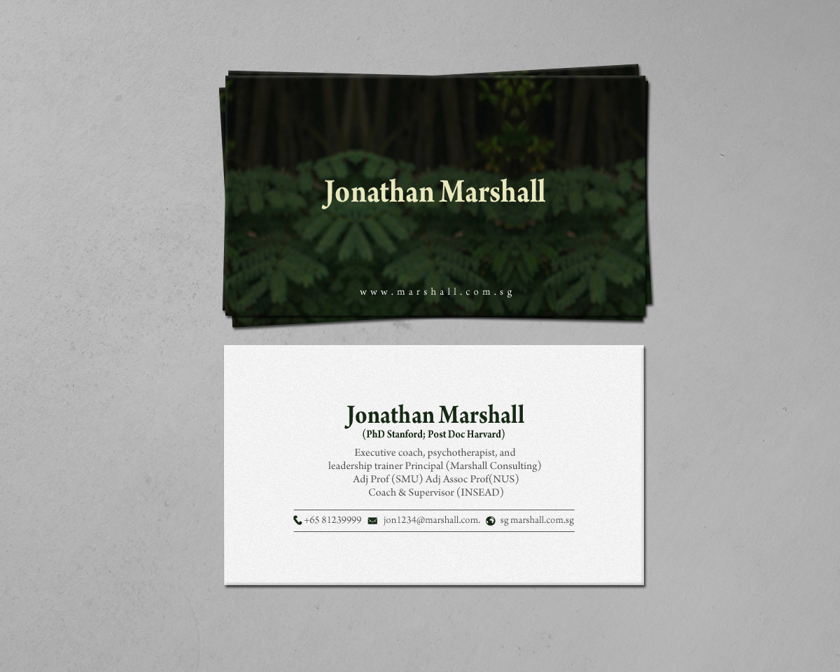 Business Card Design by chandrayaan.creative for Marshall Consulting Pte. Ltd. | Design #17326221