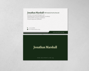 Business Card Design by chandrayaan.creative for Marshall Consulting Pte. Ltd. | Design: #17326222