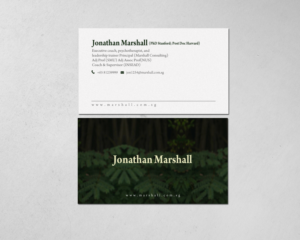 Diseño de Tarjeta de Presentación por chandrayaan.creative para Marshall Consulting Pte. Ltd. | Diseño: #17326303