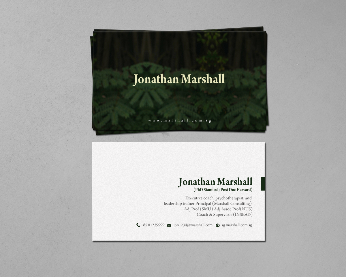 Business Card Design by chandrayaan.creative for Marshall Consulting Pte. Ltd. | Design #17326305