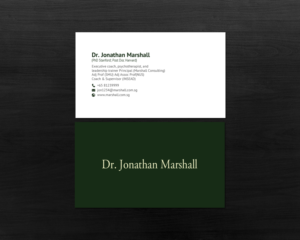 Business Card Design by chandrayaan.creative for Marshall Consulting Pte. Ltd. | Design: #17326770