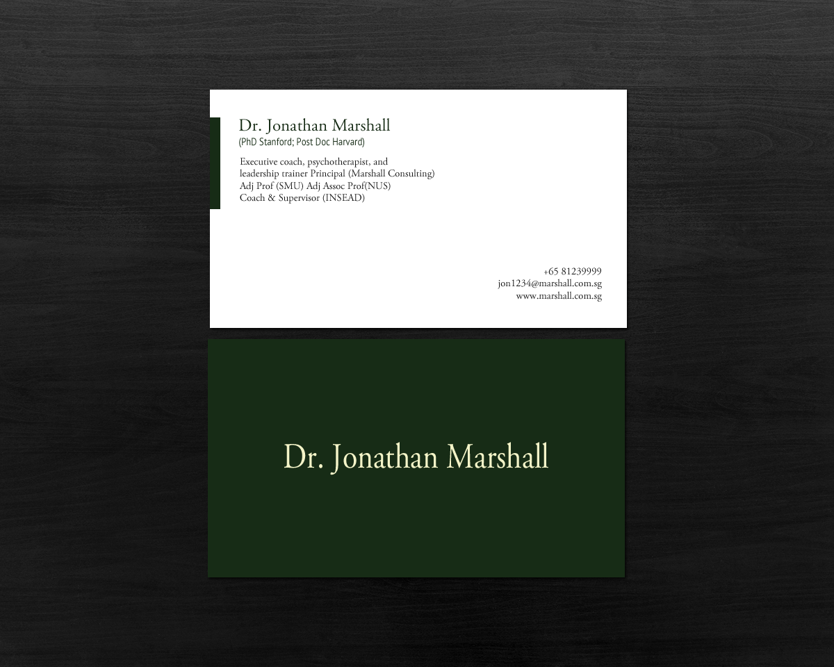 Business Card Design by chandrayaan.creative for Marshall Consulting Pte. Ltd. | Design #17336378