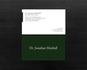 Diseño de Tarjeta de Presentación por chandrayaan.creative para Marshall Consulting Pte. Ltd. | Diseño #17336378