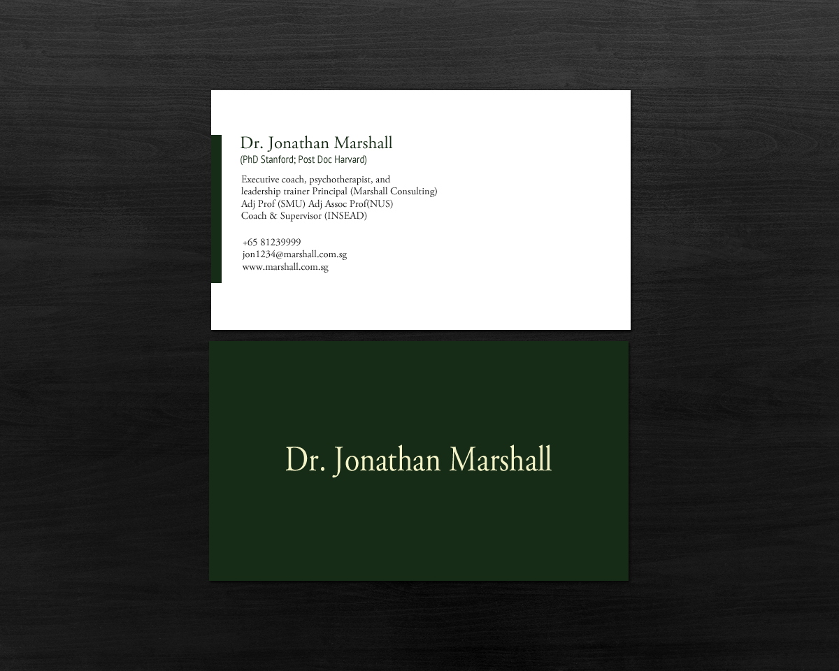 Business Card Design by chandrayaan.creative for Marshall Consulting Pte. Ltd. | Design #17336645