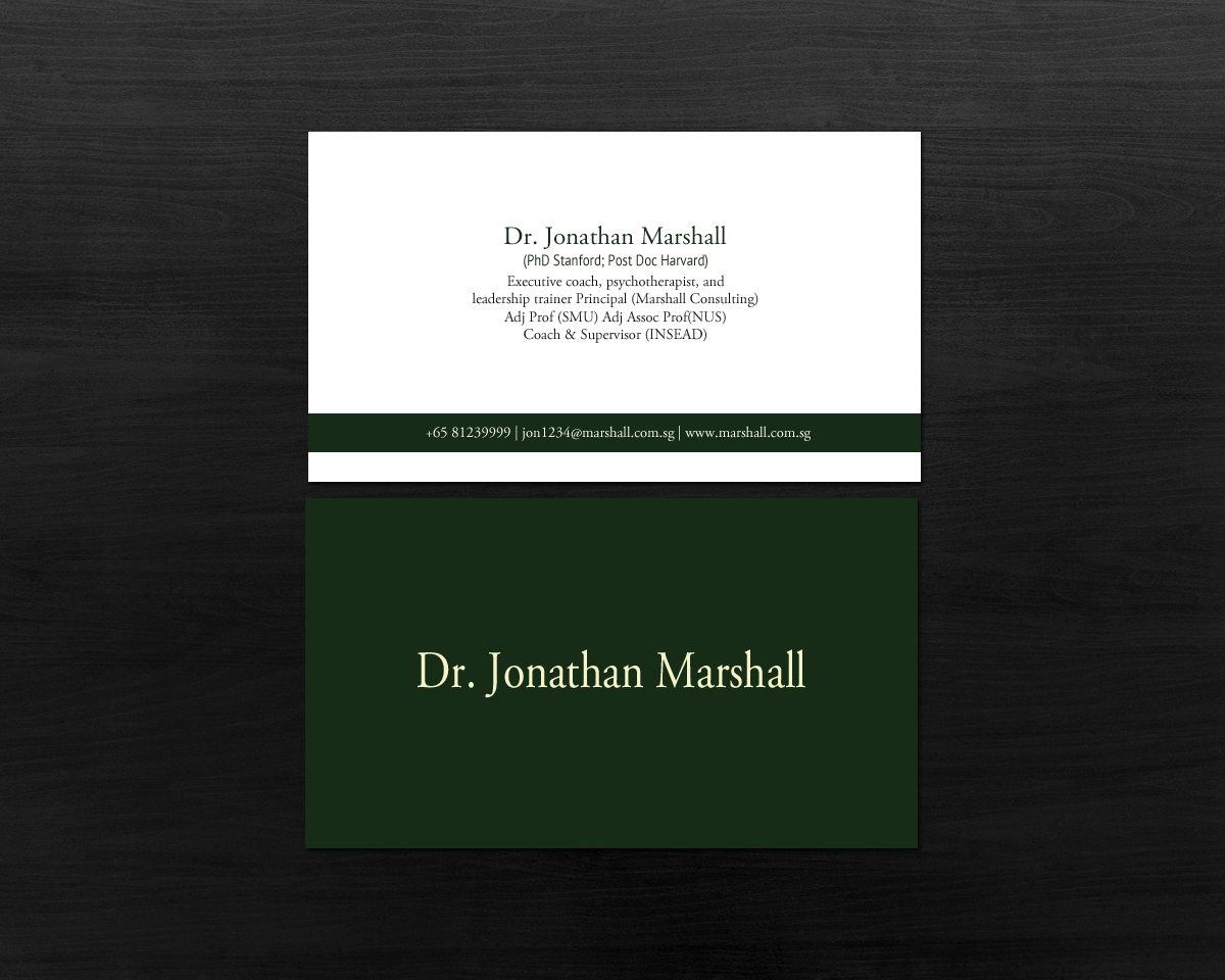 Business Card Design by chandrayaan.creative for Marshall Consulting Pte. Ltd. | Design #17336682