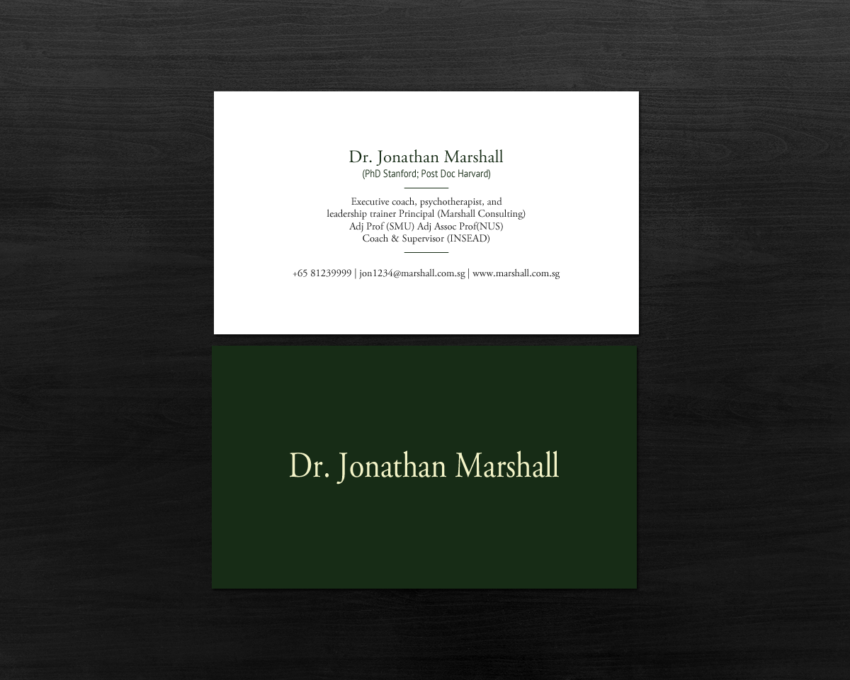 Business Card Design by chandrayaan.creative for Marshall Consulting Pte. Ltd. | Design #17336731