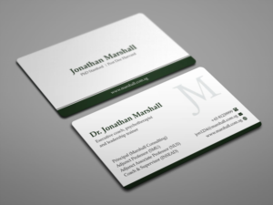Business Card Design by mdreyad for Marshall Consulting Pte. Ltd. | Design: #17428636