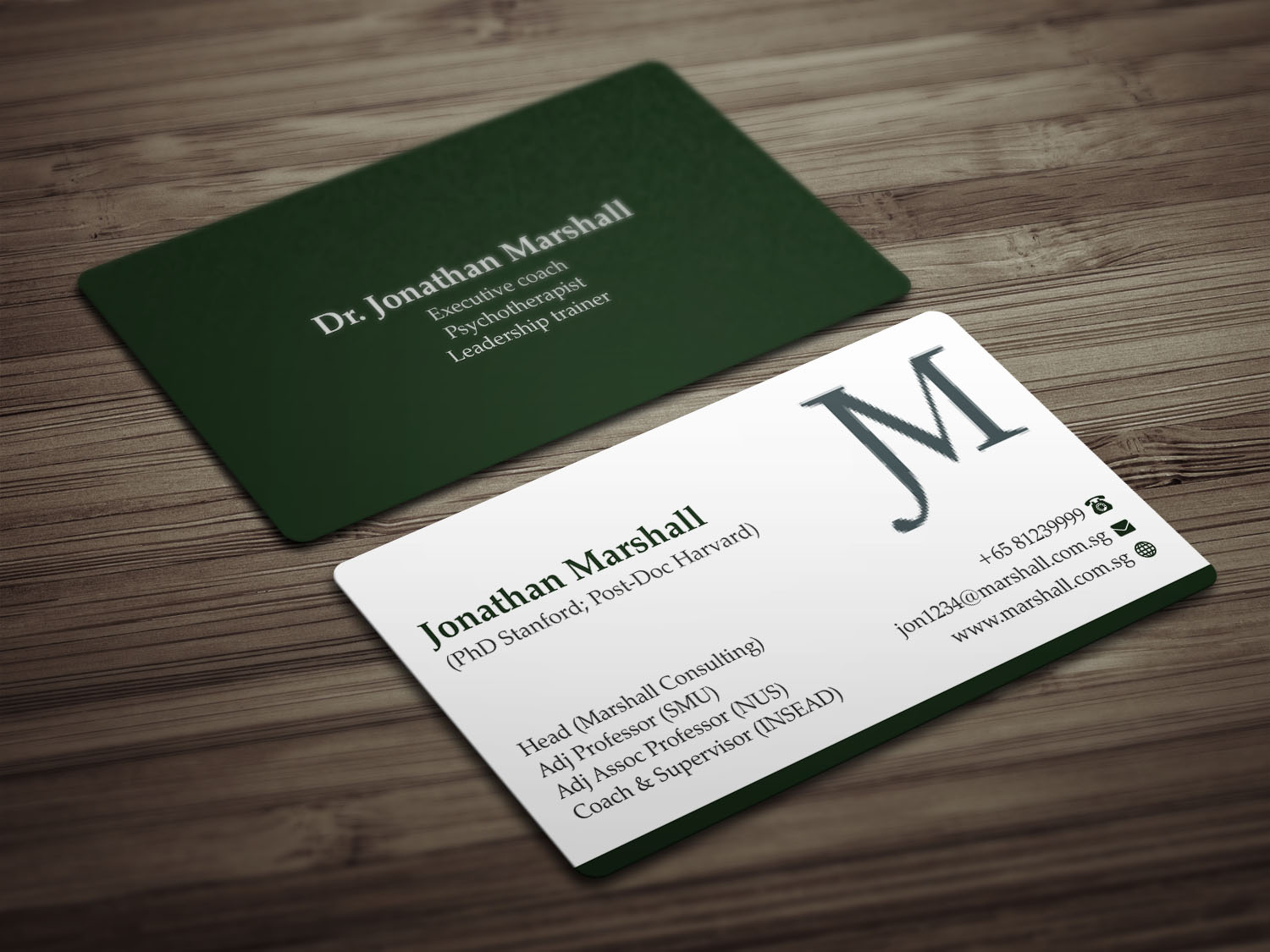 Business Card Design by mdreyad for Marshall Consulting Pte. Ltd. | Design #17430421
