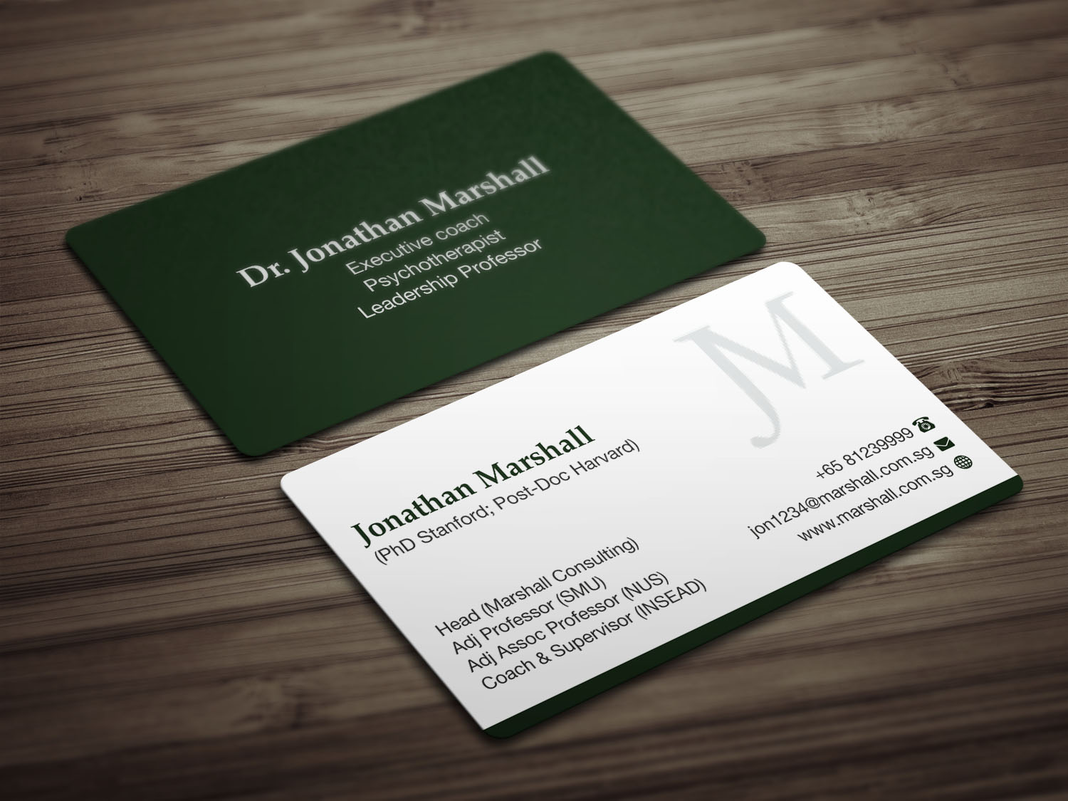 Business Card Design by mdreyad for Marshall Consulting Pte. Ltd. | Design #17431950