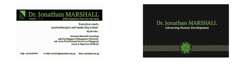 Business Card Design by pamungkasseven for Marshall Consulting Pte. Ltd. | Design #17332106