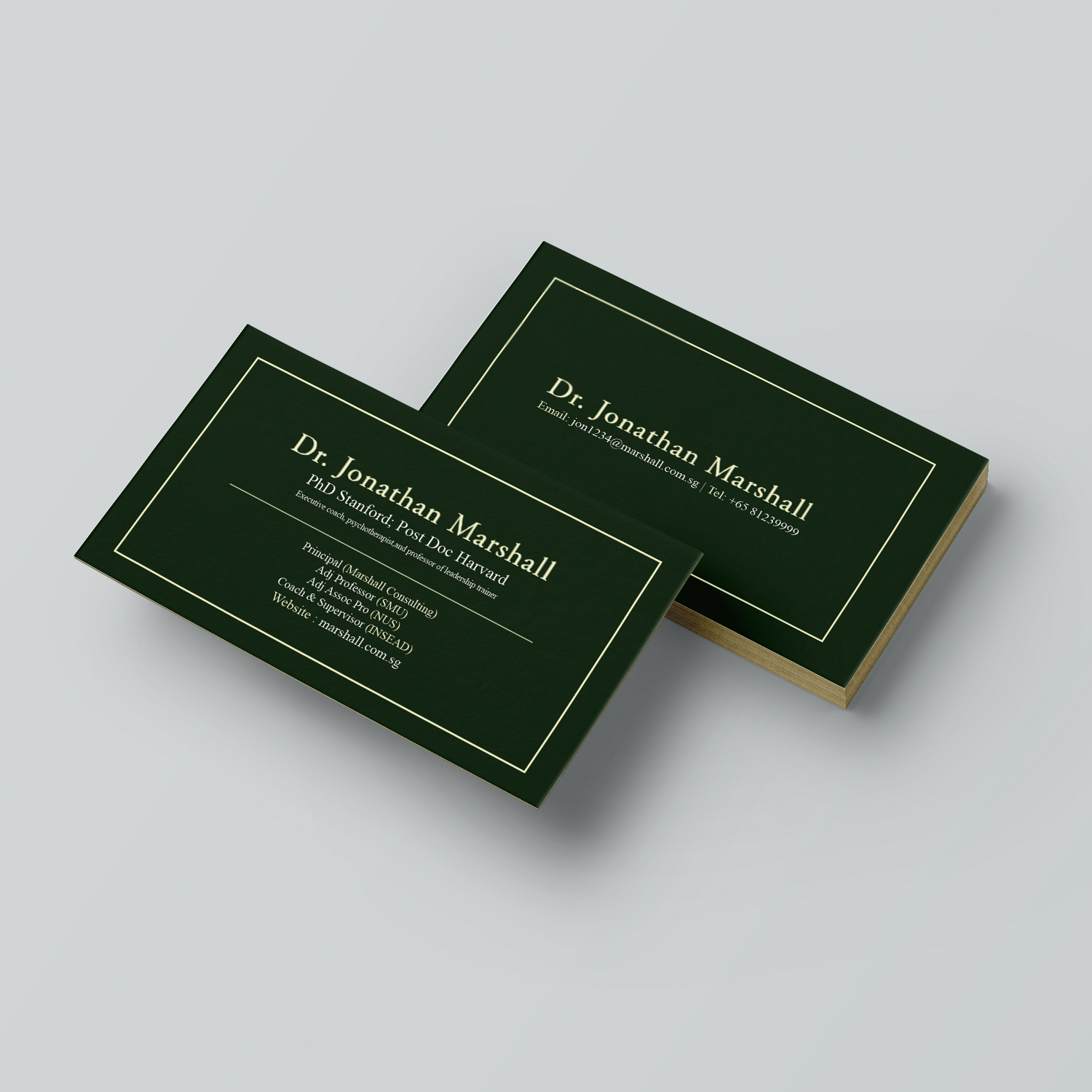 Design de Carte de Visite par TuktukiShree pour Marshall Consulting Pte. Ltd. | Design #17316764