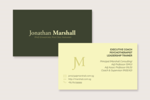Business Card Design by Joyce T for Marshall Consulting Pte. Ltd. | Design: #17305432
