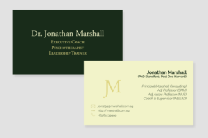 Business Card Design by Joyce T for Marshall Consulting Pte. Ltd. | Design: #17365918