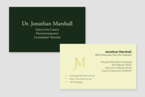 Business Card Design by Joyce T for Marshall Consulting Pte. Ltd. | Design: #17372386