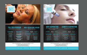 Diseño de Impresos por alex989 para San Diego Cosmetic Acupuncture | Diseño: #17322581