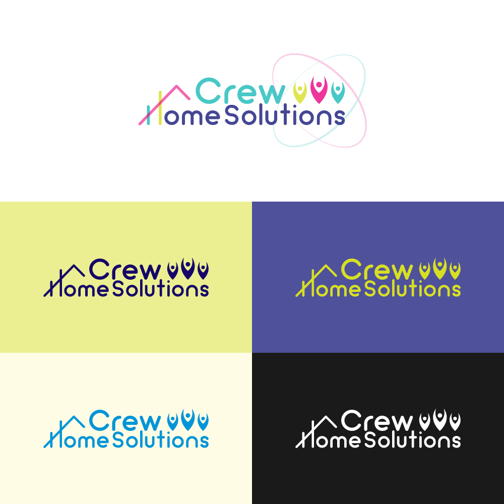 Logo Design by ElenaGabriela for Crew Home Solutions  | Design #17367743