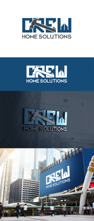 Logo Design by rivemediadesign for Crew Home Solutions  | Design: #17317882