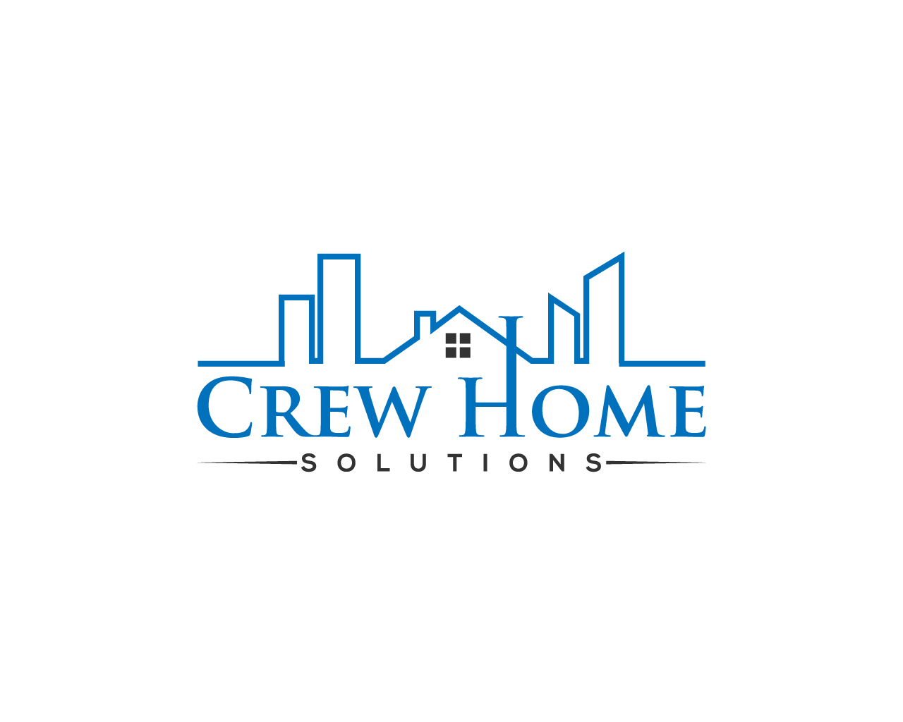 Logo Design by Bluefish07 for Crew Home Solutions  | Design #17426301