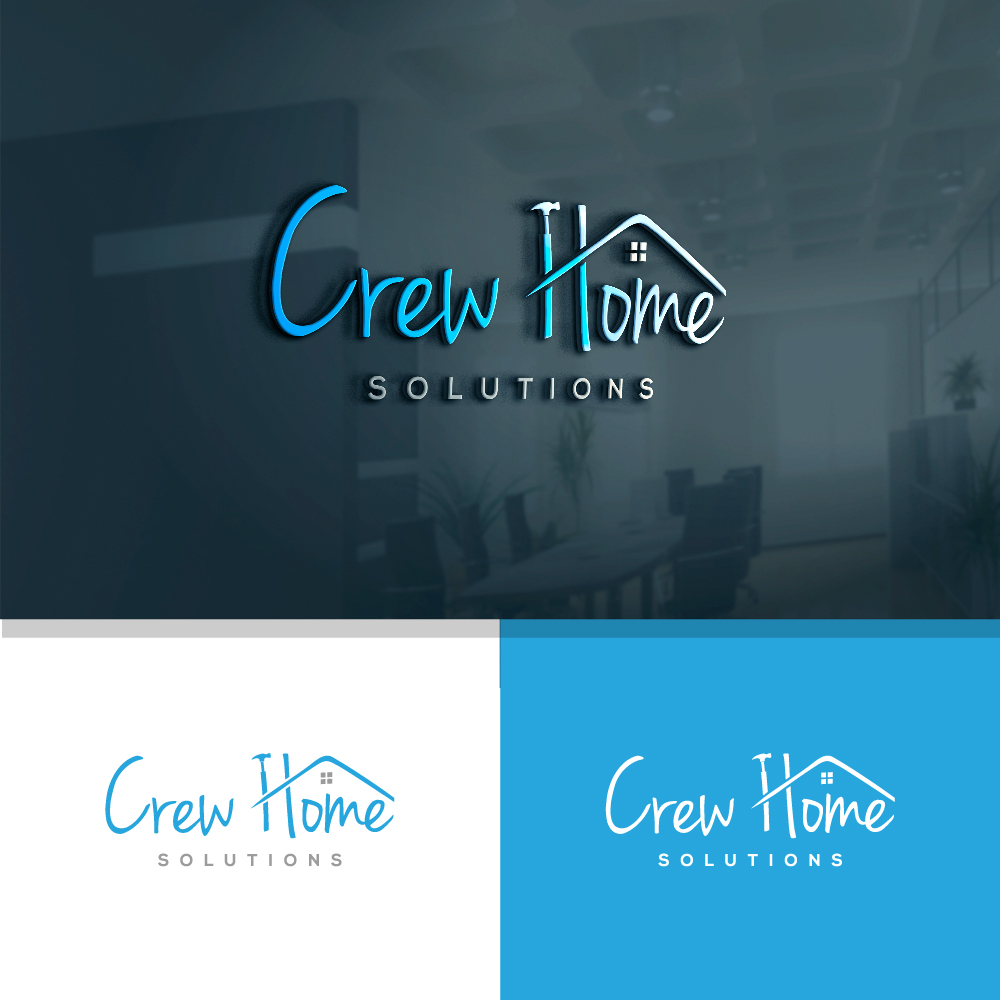 Logo Design by sushsharma99 for Crew Home Solutions  | Design #17299042