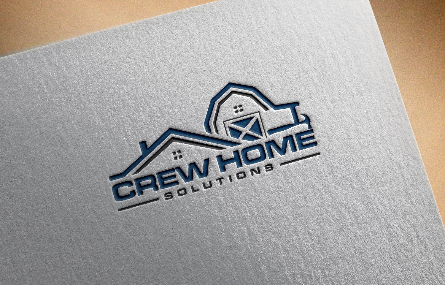 Logo Design by Aqeel Momin for Crew Home Solutions  | Design #17327330