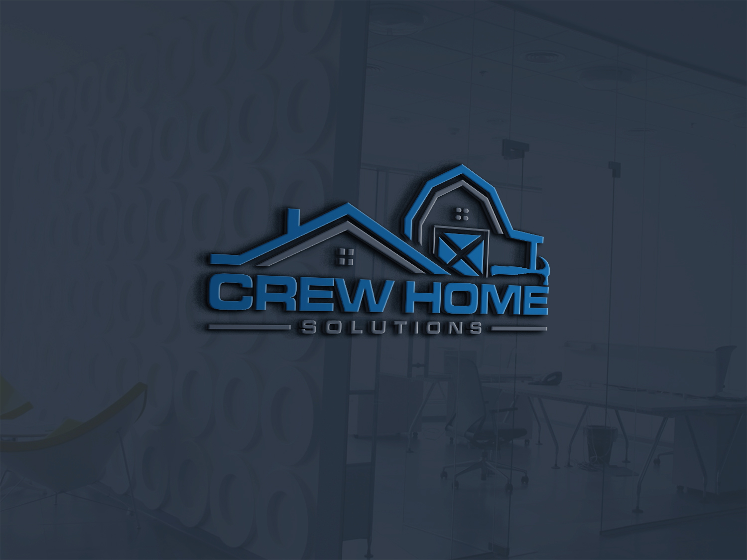 Logo Design by Aqeel Momin for Crew Home Solutions  | Design #17327355