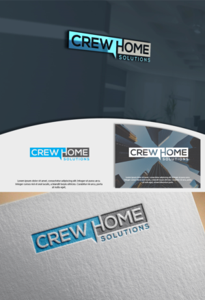 Logo Design by Renewable for Crew Home Solutions  | Design: #17288817