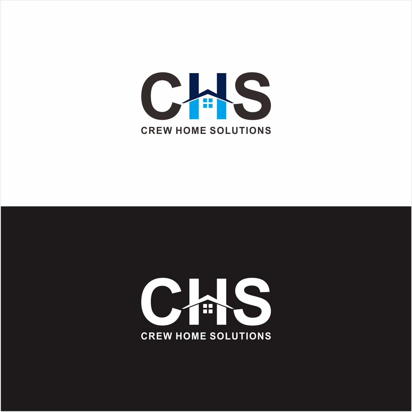 Logo Design by Zafranrizki21 for Crew Home Solutions  | Design #17301159