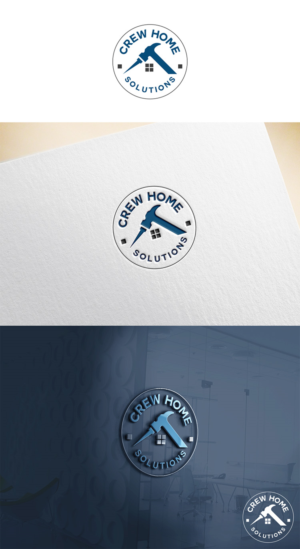 Logo Design by Deep Night for Crew Home Solutions  | Design: #17285222