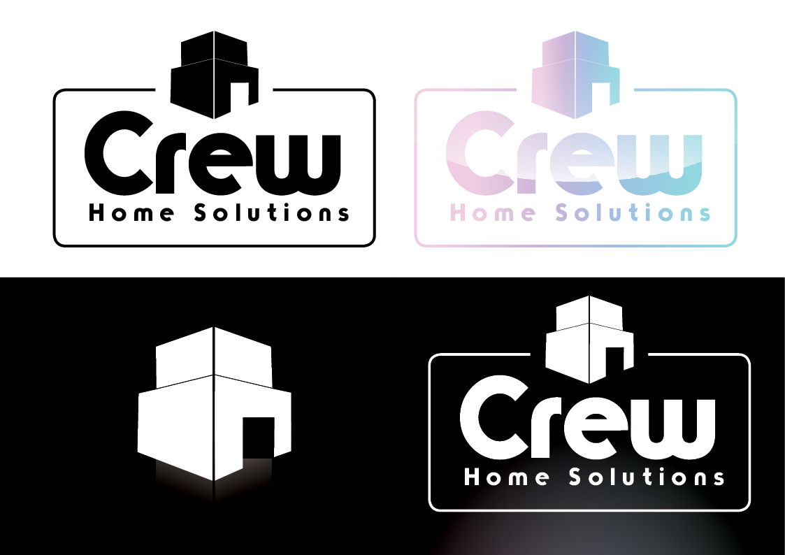 Logo Design by Splash Design for Crew Home Solutions  | Design #17283025
