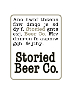 Logo Design by Blackmarket Graphic Design for Storied Beer | Design: #17339233