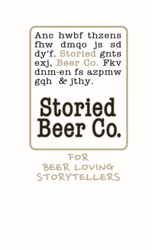 Logo Design by Blackmarket Graphic Design for Storied Beer | Design: #17339327