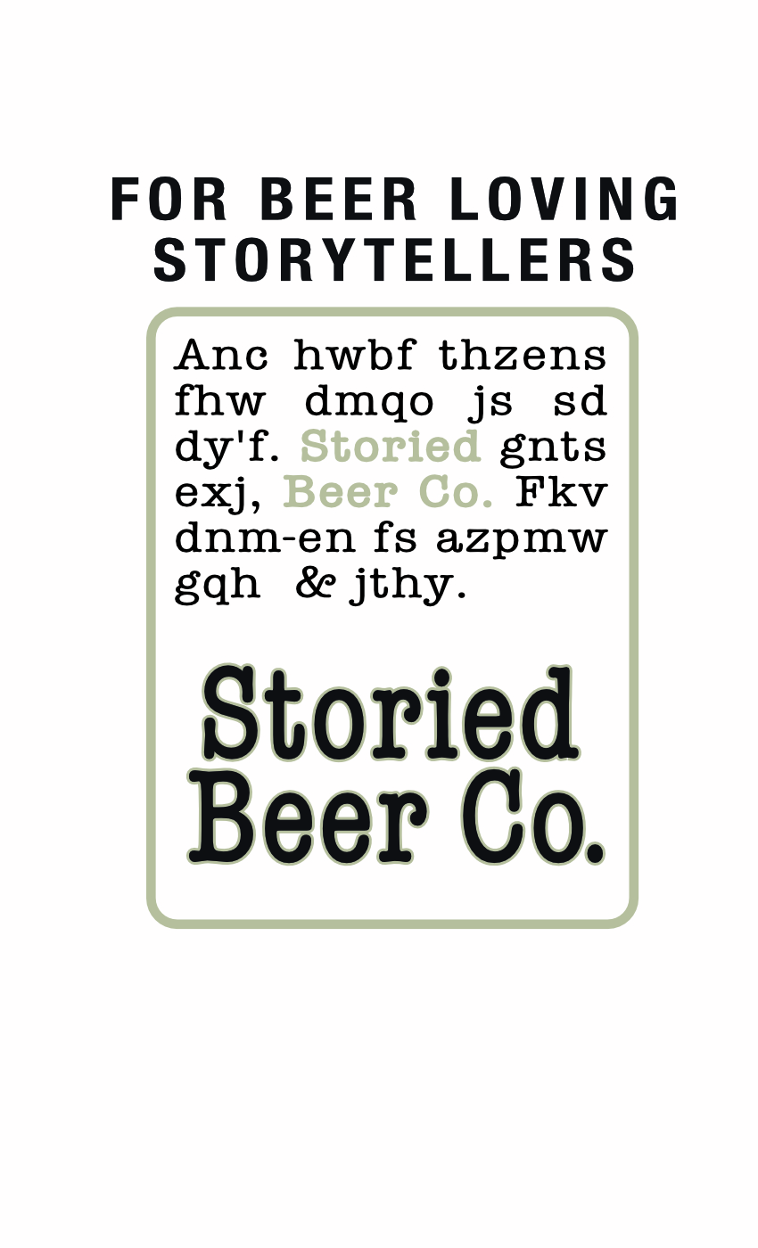 Design de Logo par Blackmarket Graphic Design pour Storied Beer | Design #17339418