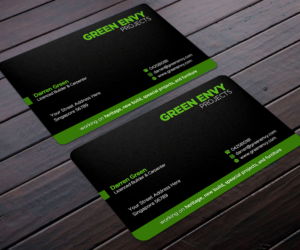 Design de Carte de Visite par Designers Hub pour Green envy projects | Design : #17328684