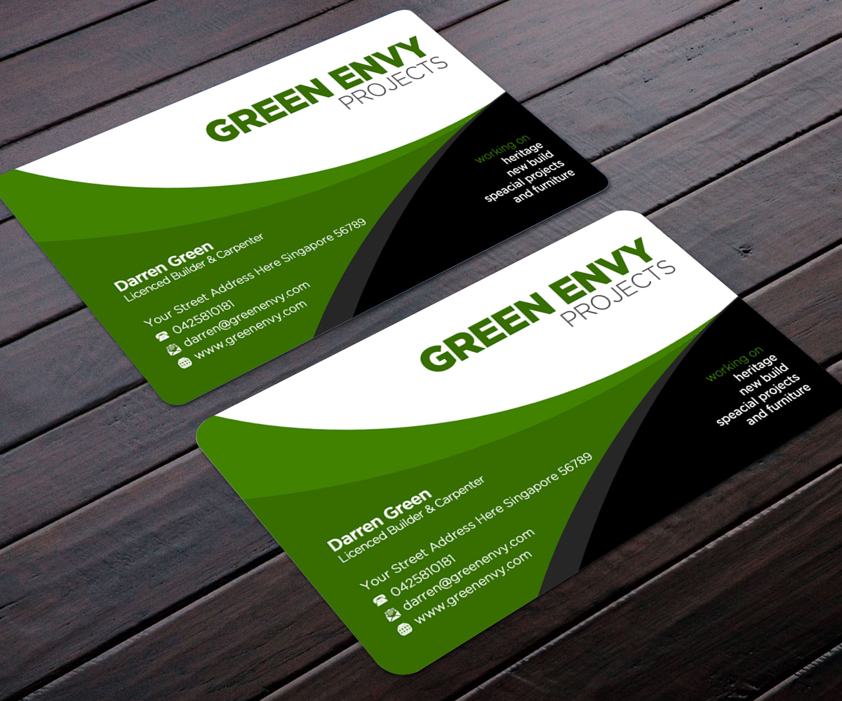 Business Card Design by Designers Hub for Green envy projects | Design #17367484
