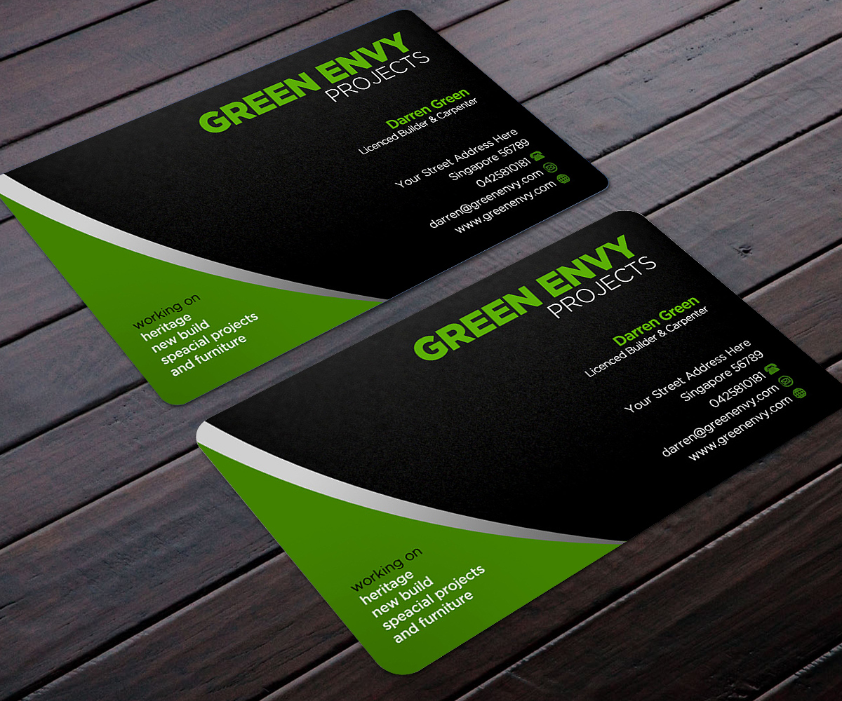 Diseño de Tarjeta de Presentación por Designers Hub para Green envy projects | Diseño #17367715