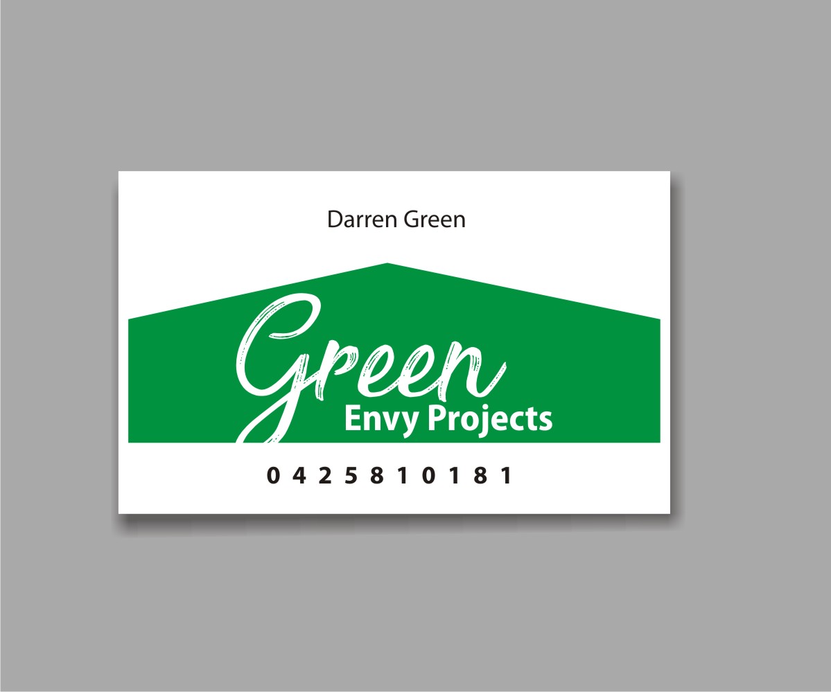 Business Card Design by SUNEEEEEL for Green envy projects | Design #17431381