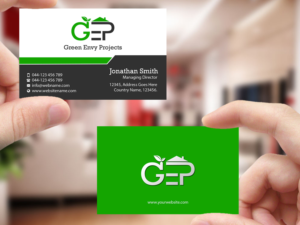 Diseño de Tarjeta de Presentación por Creations Box 2015 para Green envy projects | Diseño: #17408287