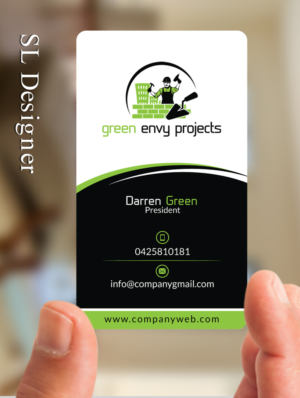 Design de Carte de Visite par SL Designer pour Green envy projects | Design : #17368239