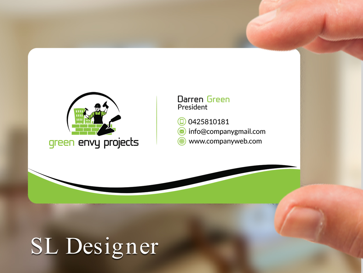 Business Card Design by SL Designer for Green envy projects | Design #17368240
