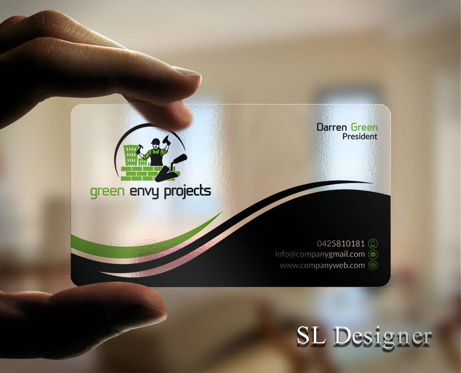 Business Card Design by SL Designer for Green envy projects | Design #17368242