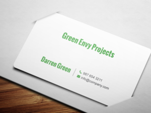 Visitenkarten-Design von mdreyad für Green envy projects | Design #17296311