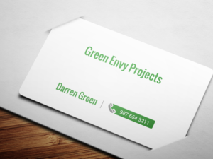 Design de Carte de Visite par mdreyad pour Green envy projects | Design : #17296313