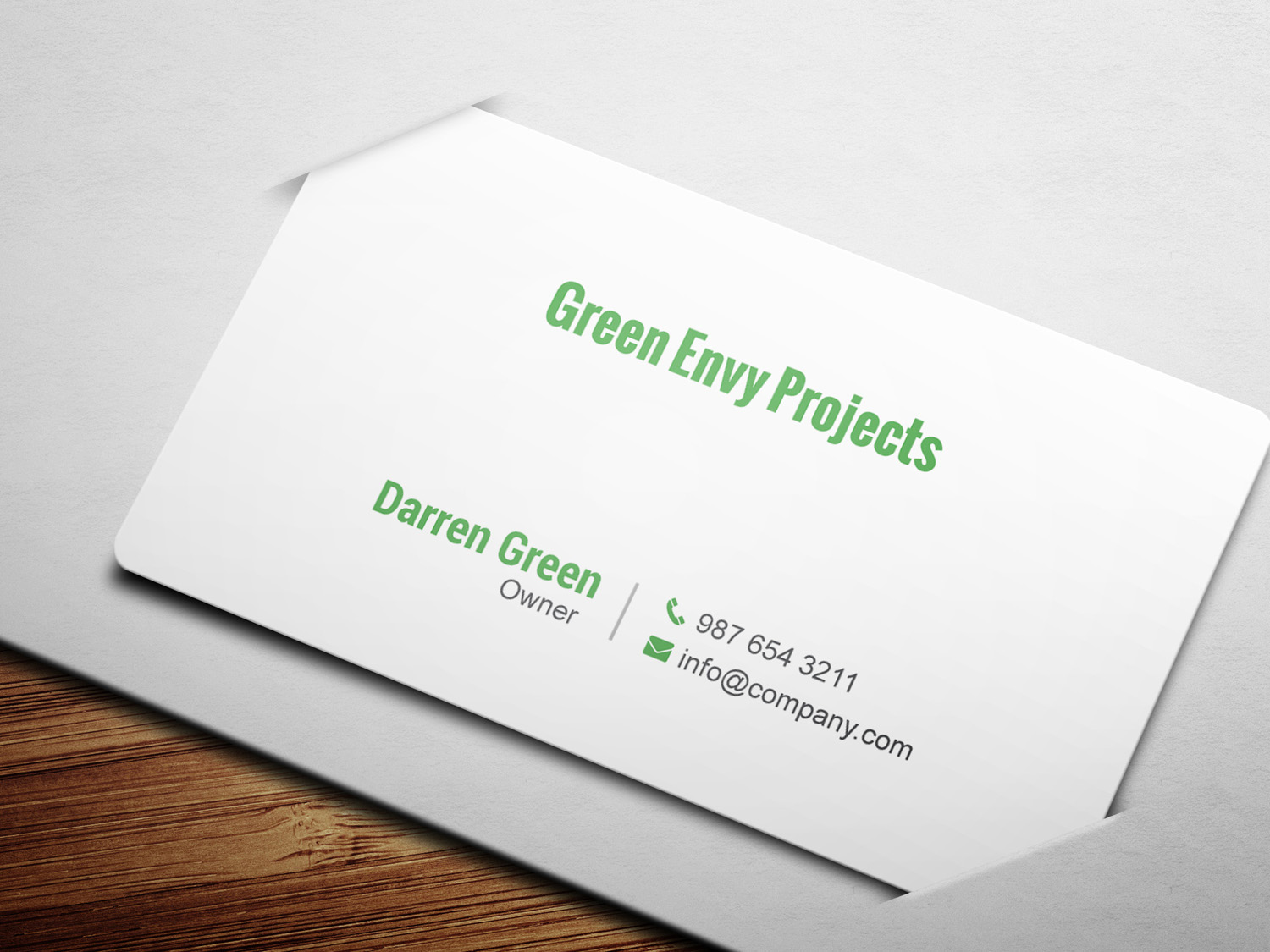 Business Card Design by mdreyad for Green envy projects | Design #17296350